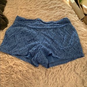 Blue shorts